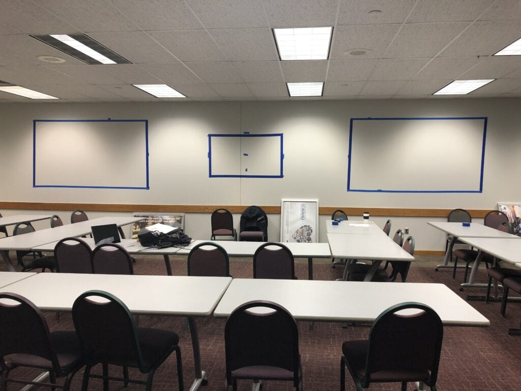 SIA conference room A/V setup