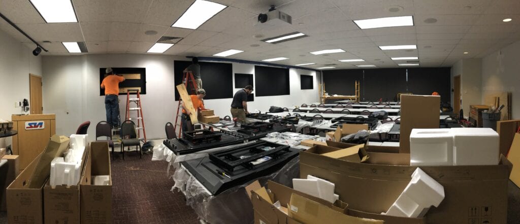 SIA conference room A/V setup