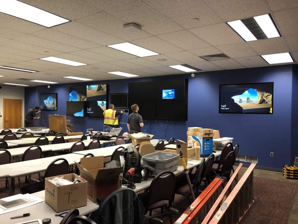 SIA conference room A/V setup